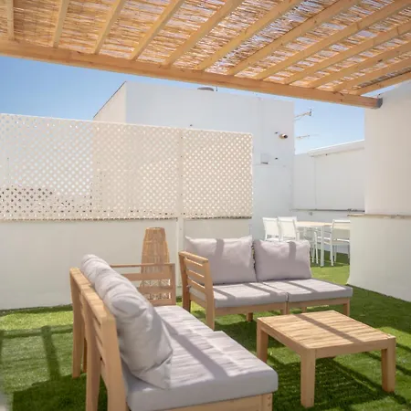 Apartamento Con Terraza Privada En El Centro Del Puerto De Santa Maria Exterior photo